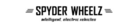 SPYDER WHEELZ intelligent electric vehicles Logo (EUIPO, 01/30/2019)