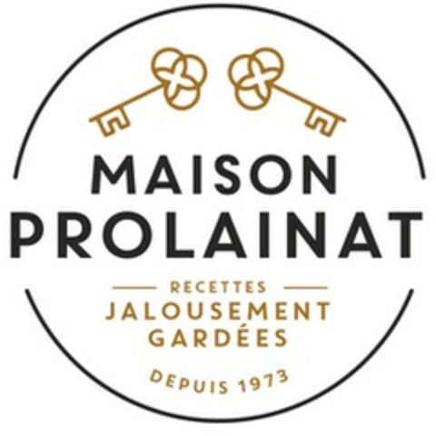 MAISON PROLAINAT RECETTES JALOUSEMENT GARDEES DEPUIS 1973 Logo (EUIPO, 09/18/2019)