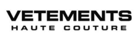 VETEMENTS HAUTE COUTURE Logo (EUIPO, 05/28/2020)