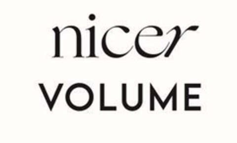 nicer VOLUME Logo (EUIPO, 07/03/2024)