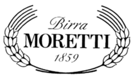 Birra MORETTI 1859 Logo (EUIPO, 04/01/1996)