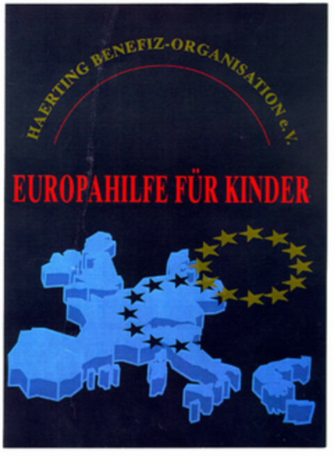 HAERTING BENEFIZ-ORGANISATION e.V. EUROPAHILFE FÜR KINDER Logo (EUIPO, 12.03.1997)
