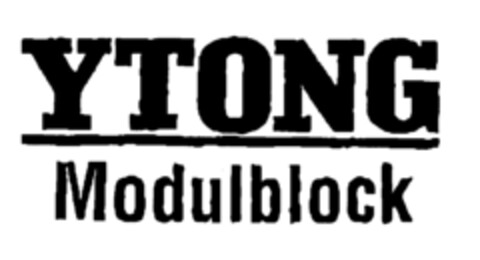 YTONG Modulblock Logo (EUIPO, 26.05.1997)