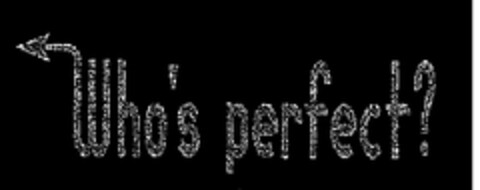 Who's perfect ? Logo (EUIPO, 06/17/1998)