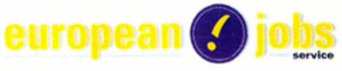 european ! jobs service Logo (EUIPO, 26.10.1998)