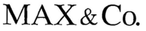 MAX&Co. Logo (EUIPO, 09/04/2000)