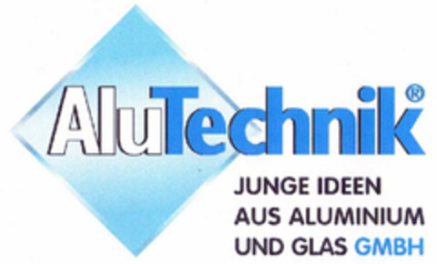 AluTechnik JUNGE IDEEN AUS ALUMINIUM UND GLAS GMBH Logo (EUIPO, 08.03.2001)