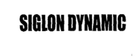 SIGLON DYNAMIC Logo (EUIPO, 21.10.2003)