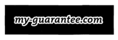 my-guarantee.com Logo (EUIPO, 03/25/2004)