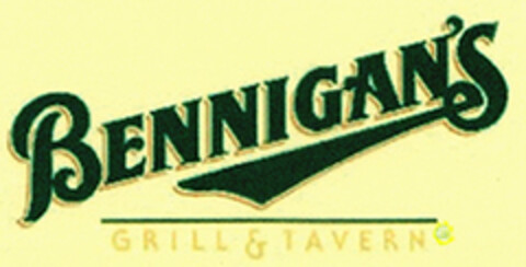BENNIGAN'S GRILL & TAVERN Logo (EUIPO, 24.01.2005)