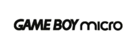 GAME BOY micro Logo (EUIPO, 19.10.2005)