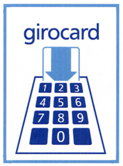 girocard 1 2 3 4 5 6 7 8 9 0 Logo (EUIPO, 01/22/2007)