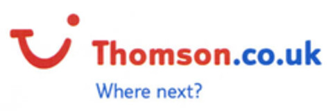 Thomson.co.uk Where next ? Logo (EUIPO, 15.03.2007)