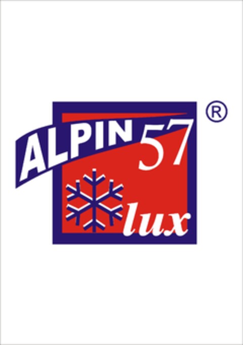 ALPIN 57 LUX Logo (EUIPO, 29.06.2010)