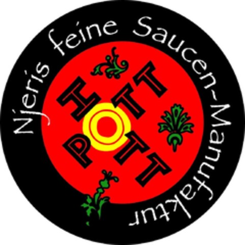 Njeris feine Saucen-Manufaktur HOTT POTT Logo (EUIPO, 27.02.2012)