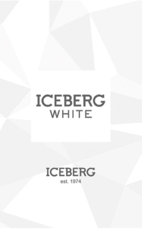 ICEBERG WHITE ICEBERG est. 1974 Logo (EUIPO, 09.04.2013)