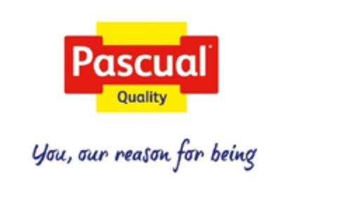 Pascual Quality
You, our reason for being Logo (EUIPO, 18.09.2013)