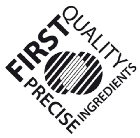 FIRST QUALITY PRECISE INGREDIENTS Logo (EUIPO, 13.11.2013)