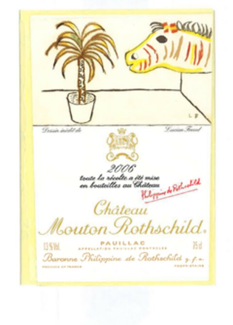 Château Mouton Rothschild 2006 PAUILLAC Logo (EUIPO, 11/18/2014)