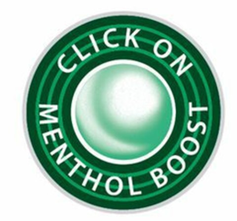 CLICK ON MENTHOL BOOST Logo (EUIPO, 02/27/2015)