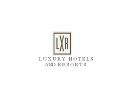 LXR LUXURY HOTELS AND RESORTS Logo (EUIPO, 21.06.2017)