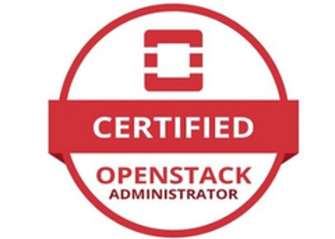 CERTIFIED OPENSTACK ADMINISTRATOR Logo (EUIPO, 06/30/2017)