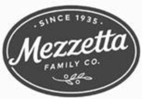 MEZZETTA FAMILY CO. SINCE 1935 Logo (EUIPO, 04/30/2018)