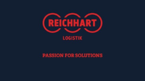 REICHHART LOGISTIK PASSION FOR SOLUTIONS Logo (EUIPO, 05/23/2018)