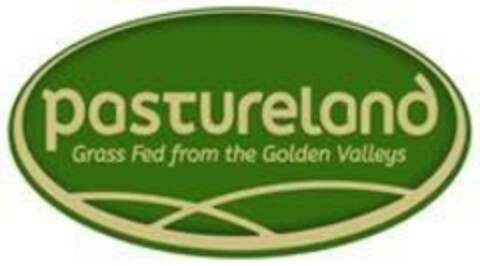 PASTURELAND Grass Fed from the Golden Valleys Logo (EUIPO, 10.08.2018)