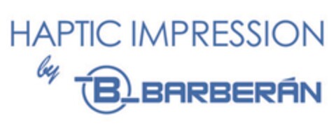 HAPTIC IMPRESSION BY B BARBERÁN Logo (EUIPO, 09.10.2018)