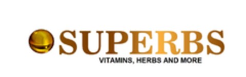 SUPERBS VITAMINS, HERBS AND MORE Logo (EUIPO, 12/14/2021)