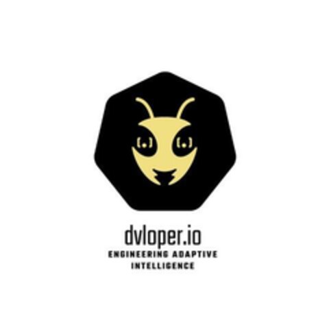 dvloper.io ENGINEERING ADAPTIVE INTELLIGENCE Logo (EUIPO, 22.11.2023)