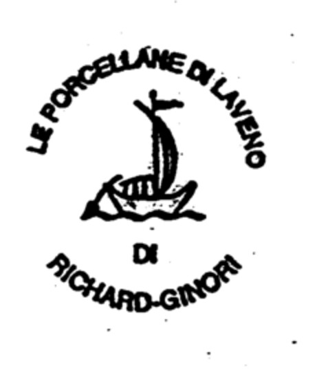 LE PORCELLANE DI LAVENO DI RICHARD-GINORI Logo (EUIPO, 12/19/1996)