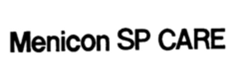 Menicon SP CARE Logo (EUIPO, 07/25/1997)