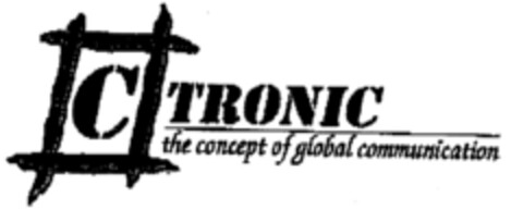 C TRONIC the concept of global communication Logo (EUIPO, 09/03/1998)