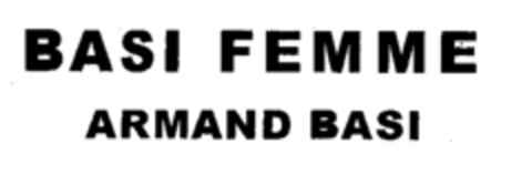 BASI FEMME ARMAND BASI Logo (EUIPO, 14.06.2000)