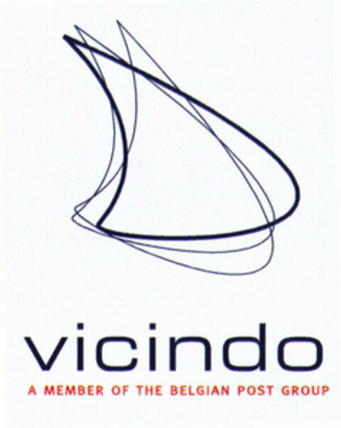 vicindo A MEMBER OF THE BELGIAN POST GROUP Logo (EUIPO, 30.01.2001)