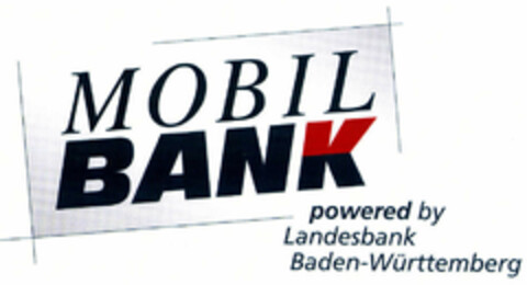 MOBIL BANK powered by Landesbank Baden-Württemberg Logo (EUIPO, 30.01.2001)