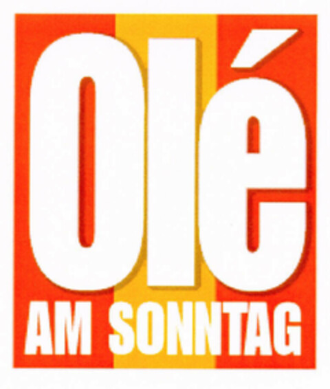 Olé AM SONNTAG Logo (EUIPO, 22.04.2002)