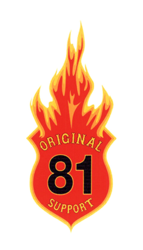 ORIGINAL 81 SUPPORT Logo (EUIPO, 11/25/2004)