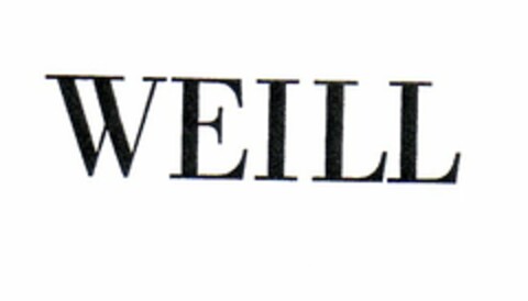 WEILL Logo (EUIPO, 12/07/2004)