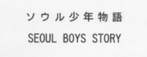 SEOUL BOYS STORY Logo (EUIPO, 08.06.2006)