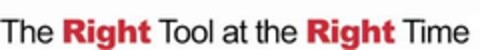 The Right Tool at the Right Time Logo (EUIPO, 09/25/2007)