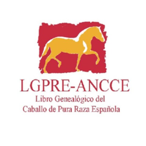 LGPRE-ANCCE Libro Genealógico del Caballo de Pura Raza Española Logo (EUIPO, 02/13/2008)