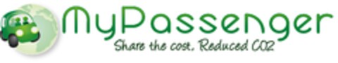 MyPassenger Share the cost, reduced CO2 Logo (EUIPO, 23.02.2010)