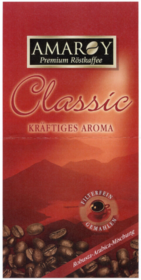 AMAROY Premium Röstkaffee Classic KRÄFTIGES AROMA Logo (EUIPO, 12/20/2012)