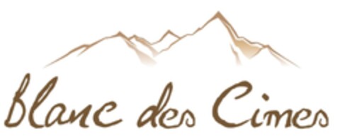 Blanc des cimes Logo (EUIPO, 04/15/2013)