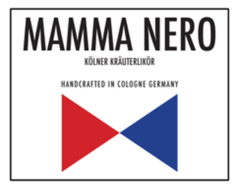 MAMMA NERO KÖLNER KRÄUTERLIKÖR HANDCRAFTED IN COLOGNE GERMANY Logo (EUIPO, 27.01.2014)