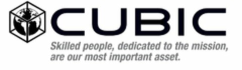 CUBIC Skilled people, dedicated to the mission, are our most important asset. Logo (EUIPO, 17.04.2014)
