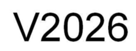 V2026 Logo (EUIPO, 27.12.2019)